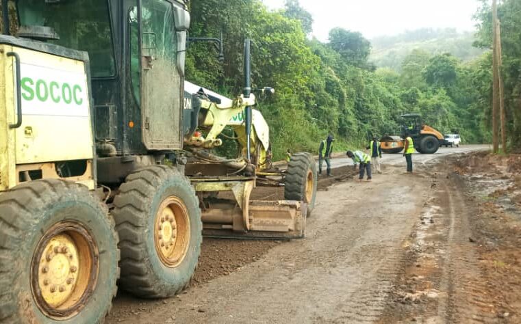 Reprise des travaux de modernisation de la RN2 axe routier KAZINGO – AMSAR par la SOCOC.