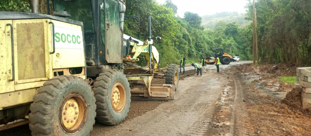 Reprise des travaux de modernisation de la RN2 axe routier KAZINGO – AMSAR par la SOCOC.