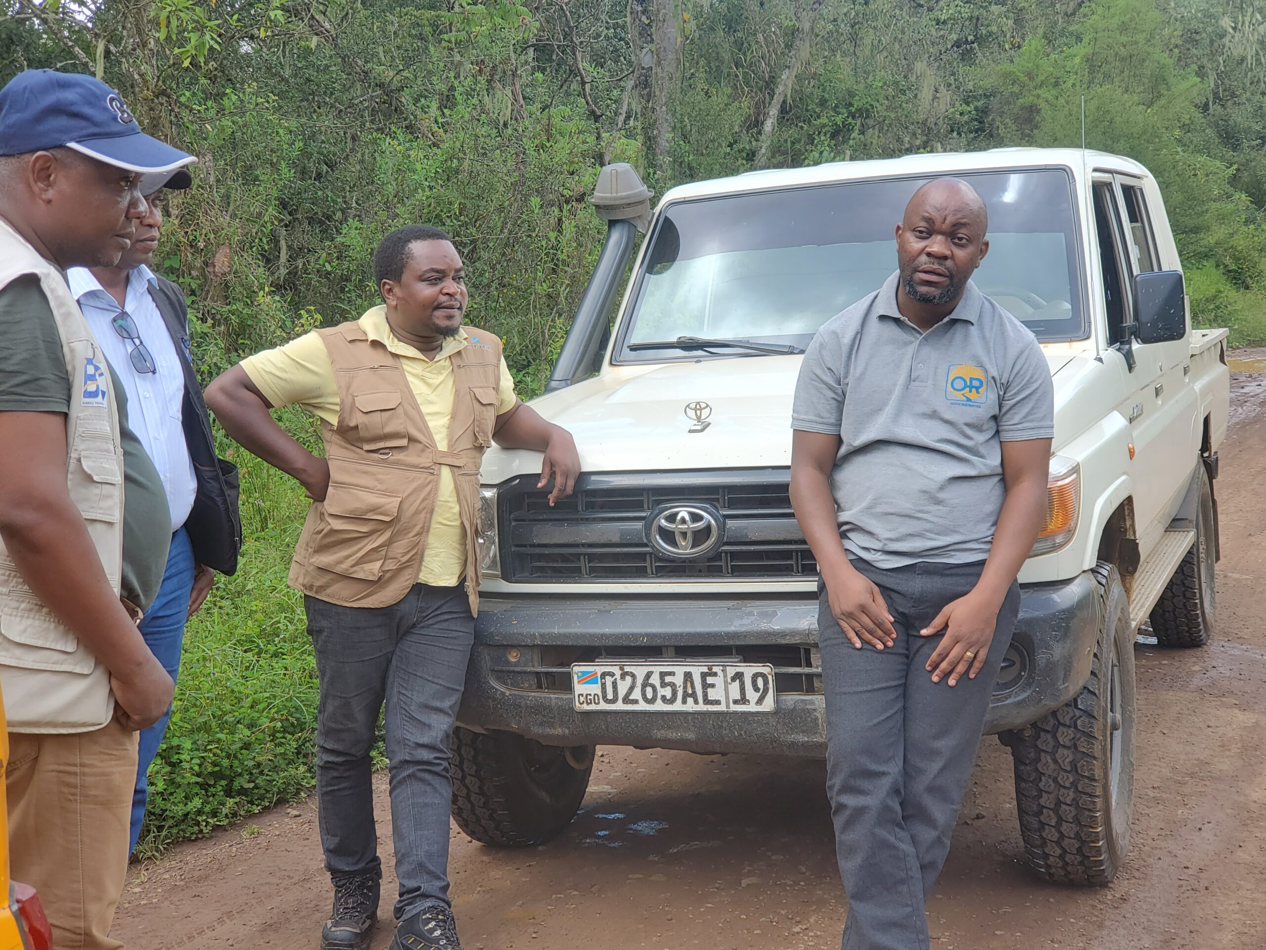 Kalehe/RN5 : Une délégation mixte Office des Routes et FONER visite la route Miti-Bitale.