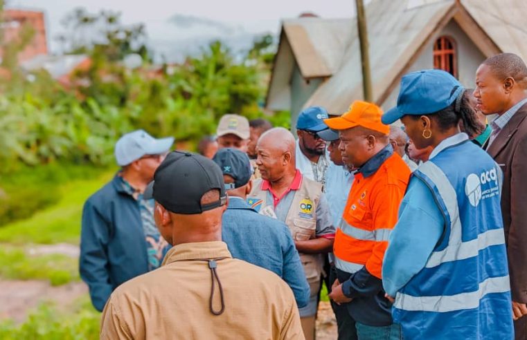 South-Kivu: The Minister of ITPR A.Gisaro accompanied by the DG of the Roads Office J.KIKANGALA arrived in Uvira.