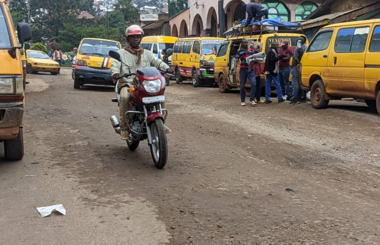 Bukavu : le parking de Burhale-Burhinyi sur la pente Carrefour expose les usagers aux accidents