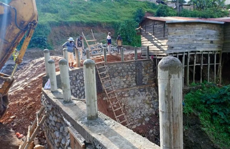 Les travaux de stabilisation de l’érosion au niveau de Nyabibwe et Lushebere vont bon train.