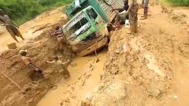 Dégradation de la route nationale N°2, surtout sur son tronçon Kalehe-Goma