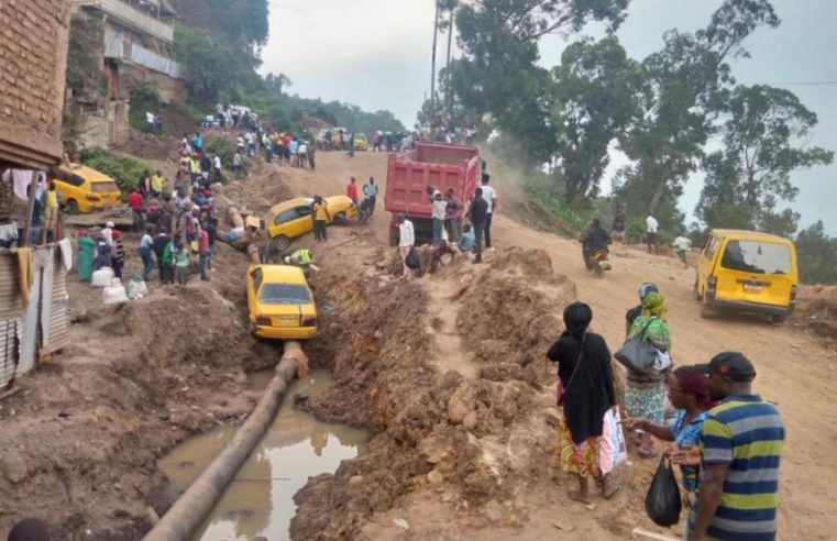 Bukavu: Délabrement très avancé du tronçon Lycée wima – Camp TV. Les usagers lancent un SOS