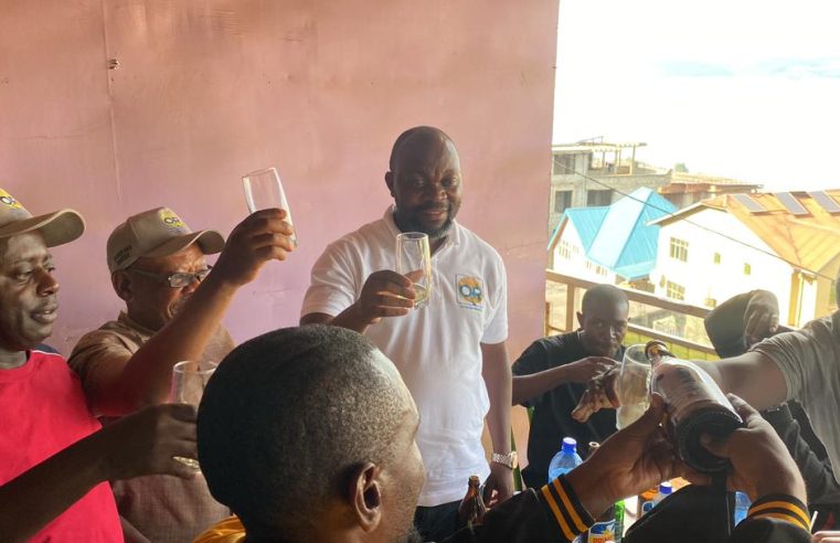 01 May 2024: International Labour Day celebration, Alain MUGANGU celebrates with his agents.